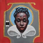 DIAMOND IN THE RUFF NO. 21
38 x 38 cm.
Acrylic, Paper and Gold Leaf on Canvas
2025
1,300 USD