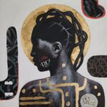 TOTEM MINI NO.1
38 x 38 cm.
Acrylic, Paper and Gold Leaf on Canvas
2025
1,300 USD